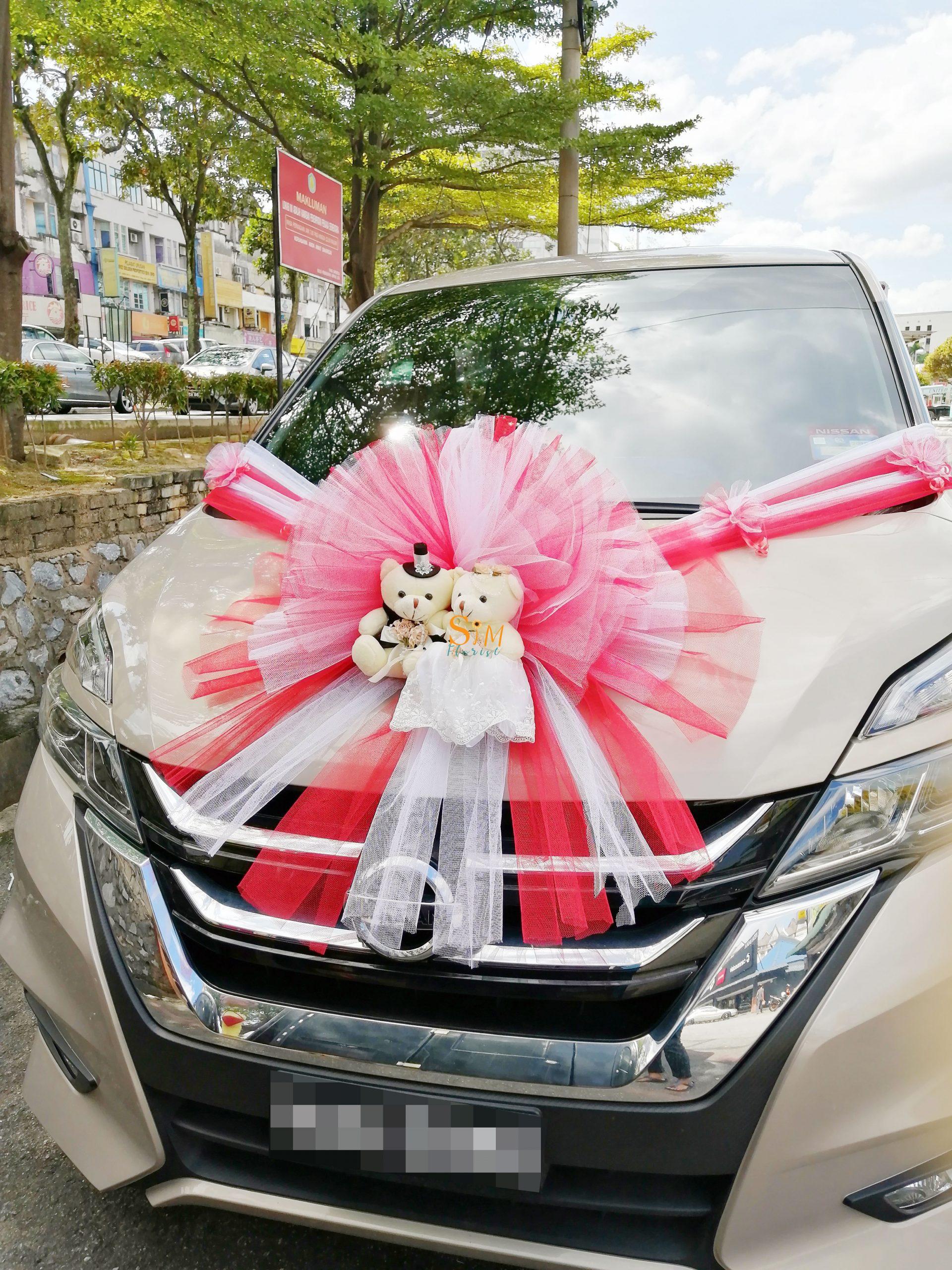 Wedding Car Decoration - W001 - Sim Florist
