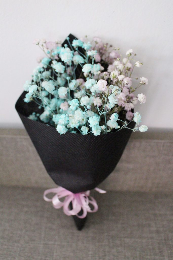 Baby Breath Hand Bouquet - HBB001 - Sim Florist